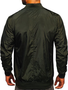 Хакі чоловіча демісезонна куртка Bolf W3909