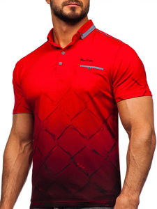 Червона чоловіча футболка-поло Bolf 192650