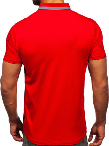 Червона чоловіча футболка-поло Bolf 192650