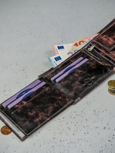 Чоловічий шкіряний гаманець коричневий 3162