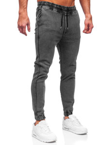 Чорні чоловічі джинси джоггери Bolf 0026