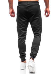 Чорні чоловічі спортивні штани карго Bolf K10286