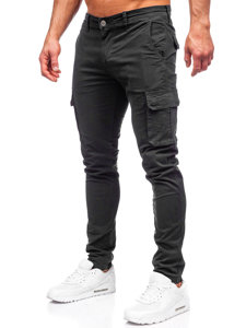 Чорні чоловічі штани карго Bolf J701